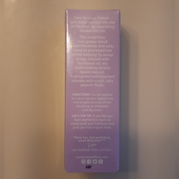 💥 3/$35 Lee Stafford Bleach Blondes Colour Love Golden Girl Oil - Picture 5 of 6